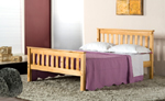 High Footend Pine Bedstead 120cm x 190cm