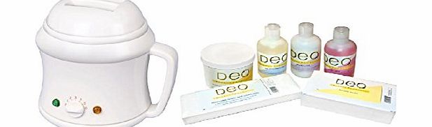 Deo 030419 - Deo Professional 500cc Starter Wax Waxing Heater Pot Warmer Kit