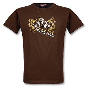 Royal Flush T-Shirt - brown