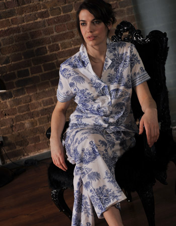 Blue toile pyjamas