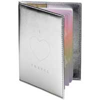 Design-Go My Passport Cover Silver