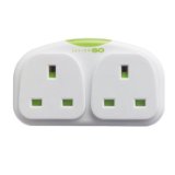 US Double Adaptor with Night Light