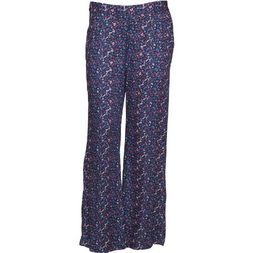 Designer ME Womens Onfire Printed Trousers Navy Girls Ladies (12 UK 12 To Fit Waist 29`` Euro 38)