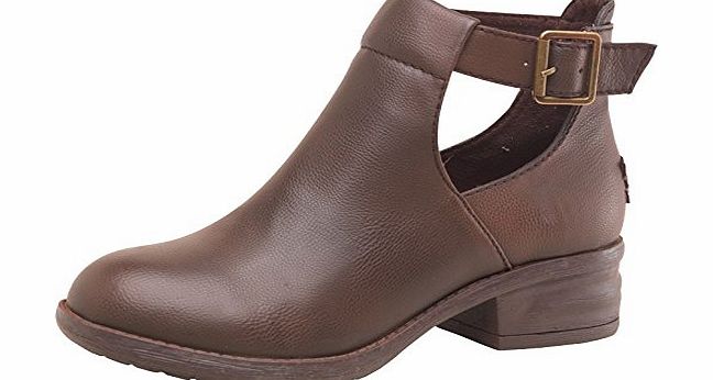 Designer ME Womens Rocket Dog Darye Derby Boots Dark Brown Girls Ladies (7 UK 7 EUR 40)