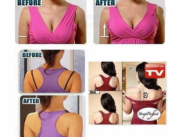 Desire 4 x Bra Back Clip Strap Cleavage Breast Bosom Enhancer Extender Maternity Breast Feeding Baby Clothing Babies Nursing No Sewing