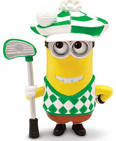 2 Action Figures - Minion Golfer