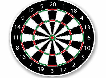 DestinationVinyl 2 x Dart Board Vinyl Sticker iPad Laptop Helmet Bike Car Darts Gift Fun #4643 (10cm x 10cm)