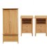 Wardrobe & 2 Bedside Chests Set