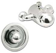 Deva Azure Thermostatic Chrome Shower Valve