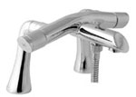 Hybrid Pillar Mounted Bath Shower Mixer Tap and Kit