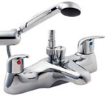 Revelle Bath Shower Mixer Tap and Kit Chrome