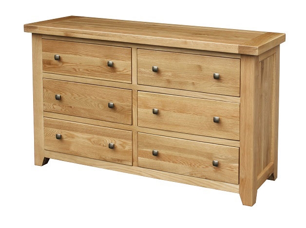 Devon Oak 3 3 Chest of Drawers