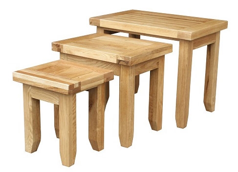 Oak Nest of Tables