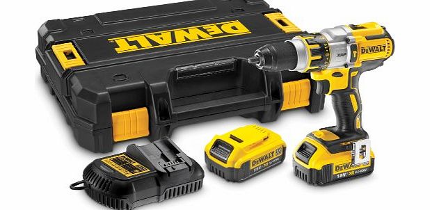 DeWalt DCD995M2 Latest Generation 18V XR Li Ion XRP Hammer Drill Driver Featuring XR 4.0A Li Ion Battery Technology