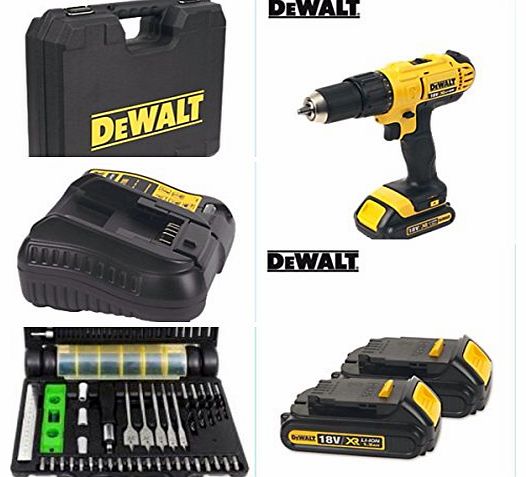 DeWalt  18V LITHIUM COMBI DRILL COMPLETE KIT