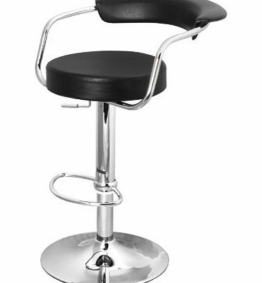 DF Sales Ltd DF Sales Lamboro Zenith bar Stool, Black