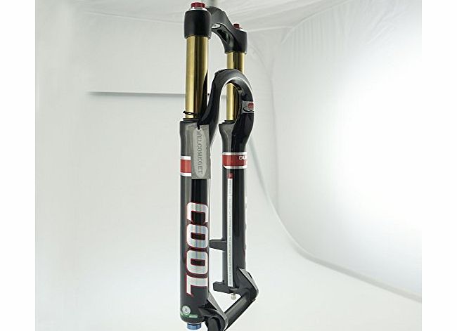 DFS COOL-RLC Bike Fork Air Suspension Rockshox Lockout Rebound Practical 1908(white)