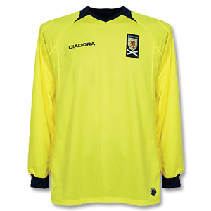 08-09 Scotland GK Home Shirt Yellow