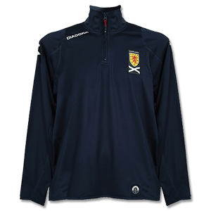 08-09 Scotland Half-zip Training Top - navy