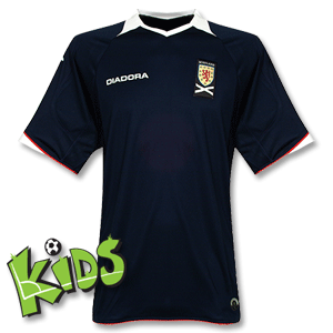 Diadora 08-09 Scotland Home Shirt Boys