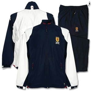 08-09 Scotland Tracksuit Navy/White