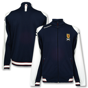 08-09 Scotland Zip Thru Training Top - Navy