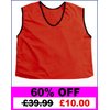 - Mesh Bibs set of 10 - Red - Adults