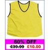 - Mesh Bibs set of 10 - Yellow - Youth