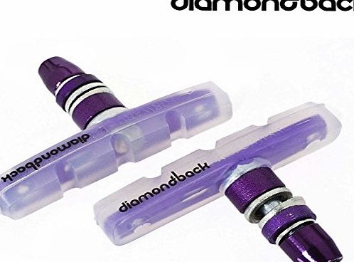 Diamondback BMX Bike Brake Pads - Purple