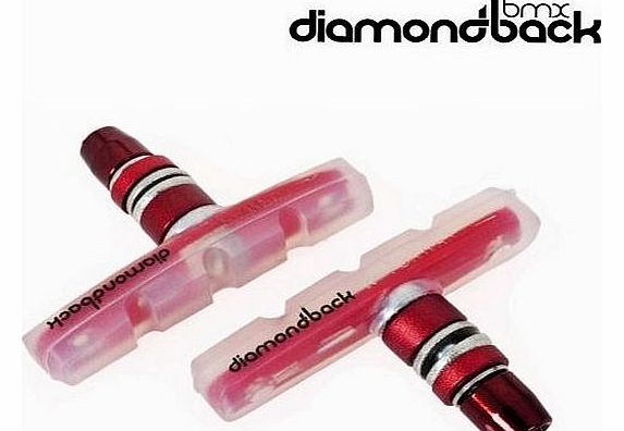 Diamondback BMX Bike Brake Pads - Red