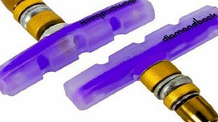 Diamondback BMX Brake Blocks in Various Colours (Purple)