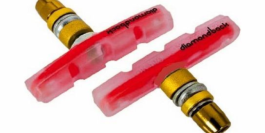 Diamondback BMX Brake Blocks in Various Colours (Red)