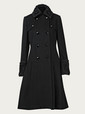 diane von furstenberg coats black