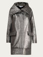 DIANE VON FURSTENBERG COATS SILVER 6US