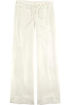 Falcon linen blend pants