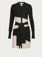 diane von furstenberg knitwear black ivory