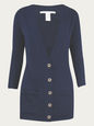 DIANE VON FURSTENBERG KNITWEAR NAVY M