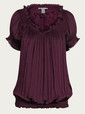 diane von furstenberg tops plum