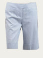 DIANE VON FURSTENBERG TROUSERS BLUE WHITE 8 US