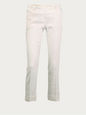 DIANE VON FURSTENBERG TROUSERS WHITE 10US