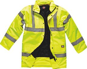 Dickies, 1228[^]4453H Hi-Vis Motorway Jacket Saturn Yellow XXX