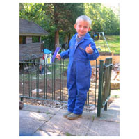 Dickies Junior Redhawk Overall Red Size 24