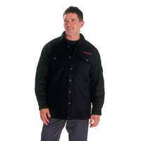 Makita Mens Padded Shirt Black Medium