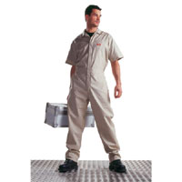 Dickies Mens Deluxe Short Sleeve Overall Blue 42 Tall Leg