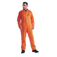 Mens Firechief Pyrovatex Overall Orange 36 Regular Leg