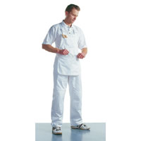 Dickies Mens Painters Bib and Brace White Small