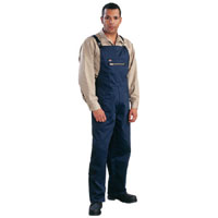 Dickies Mens Redhawk Bib and Brace Navy Blue Large