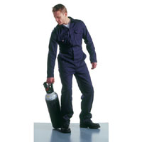 Dickies Mens Redhawk Cotton Drill Overall Navy Blue 42 Regular Leg