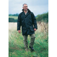 Dickies Mens Weatherproof Zip Front and Stud Front Westfield Wax Jacket Navy Blue Medium