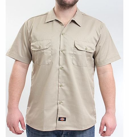 Short Sleeve Slim Work Shirt